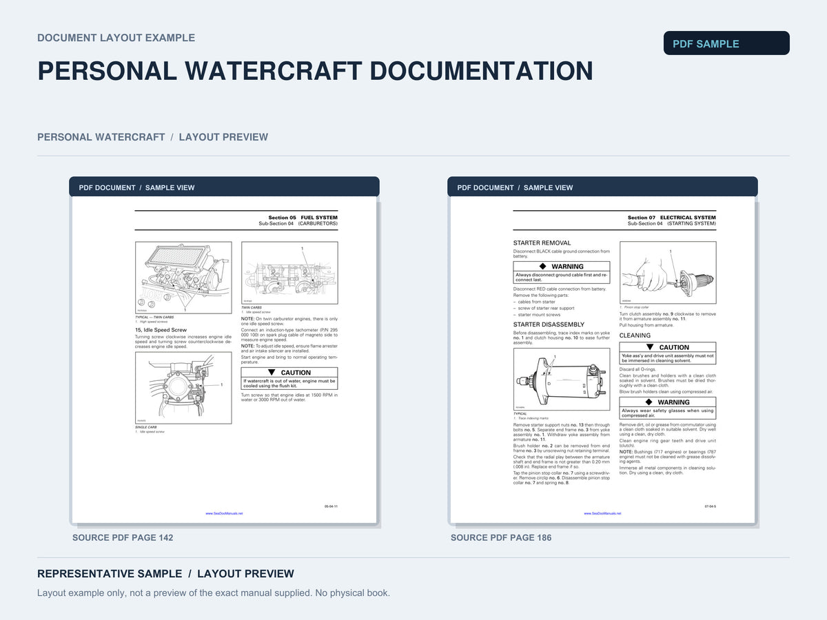Representative document layout example; not the exact manual supplied.