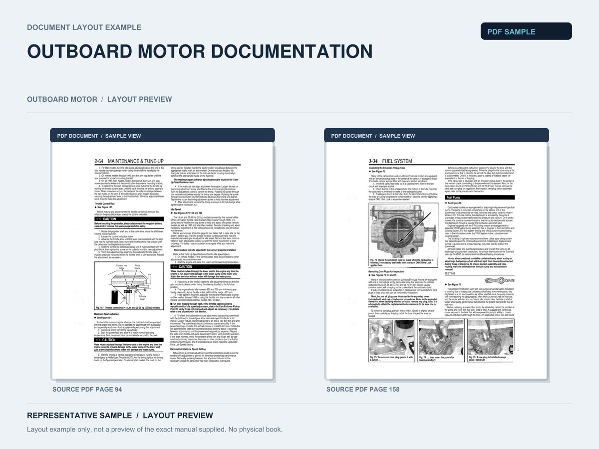 Representative document layout example; not the exact manual supplied.