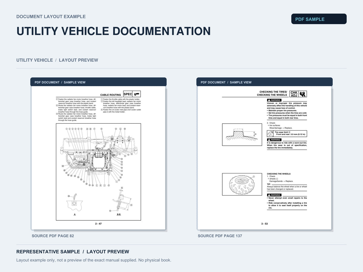 Representative document layout example; not the exact manual supplied.