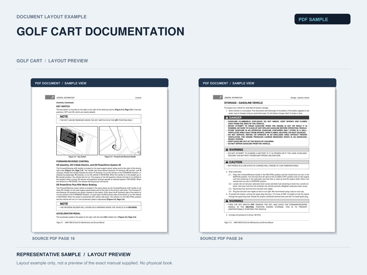 Representative document layout example; not the exact manual supplied.