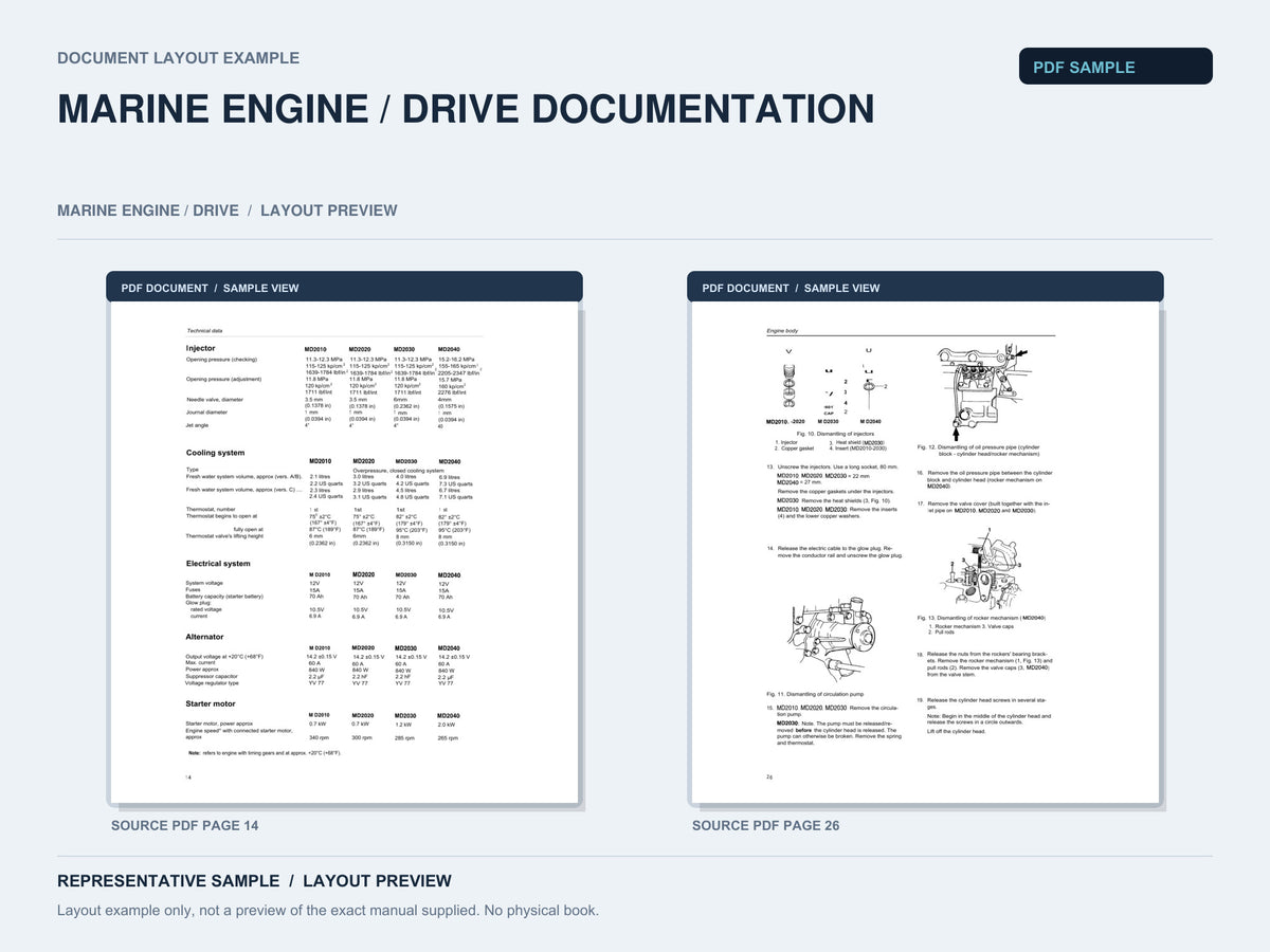Representative document layout example; not the exact manual supplied.
