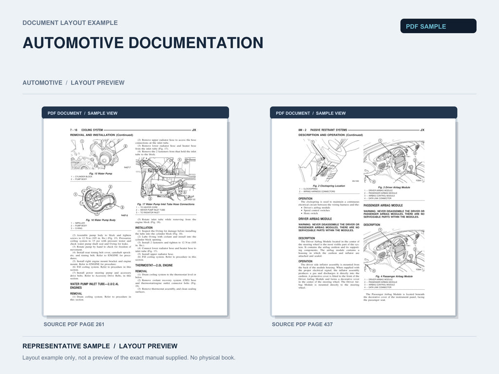 Representative document layout example; not the exact manual supplied.