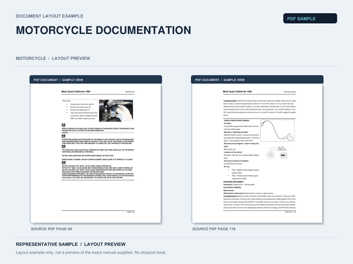 Representative document layout example; not the exact manual supplied.