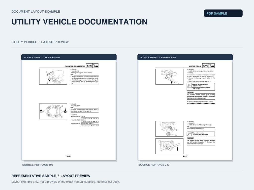 Representative document layout example; not the exact manual supplied.