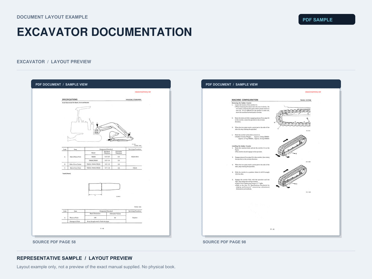 Representative document layout example; not the exact manual supplied.