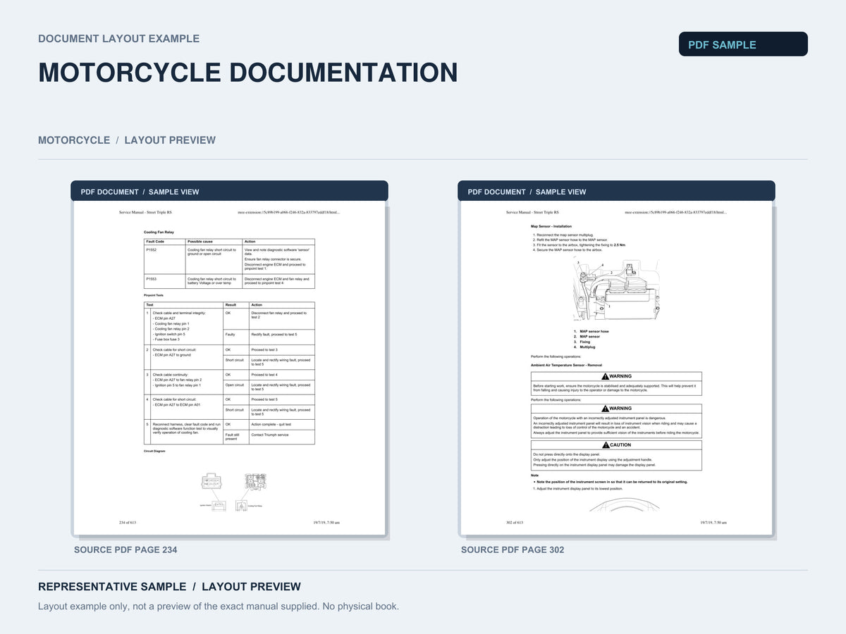 Representative document layout example; not the exact manual supplied.