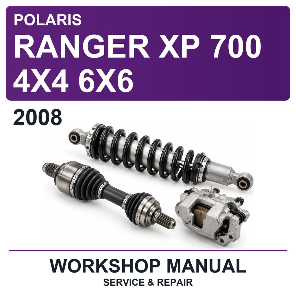 2008 Polaris Ranger XP 700 4X4 6X6 Workshop Service & Repair Manual