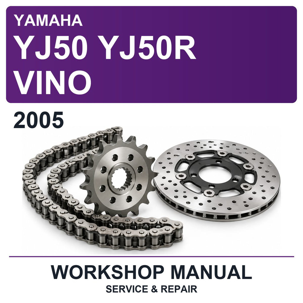 2005 Yamaha YJ50 YJ50R Vino Workshop Service & Repair Manual