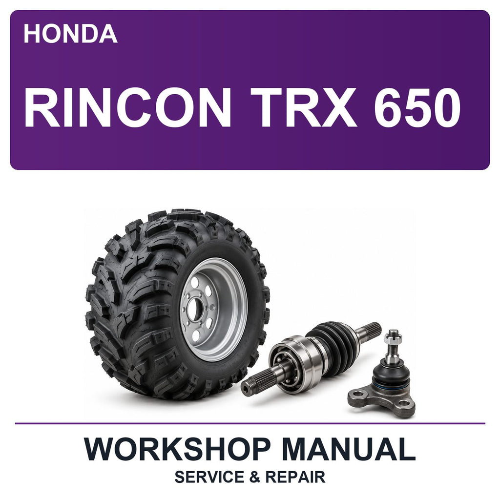 Honda Rincon TRX 650 Workshop Service & Repair Manual