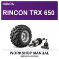 Honda Rincon TRX 650 Workshop Service & Repair Manual