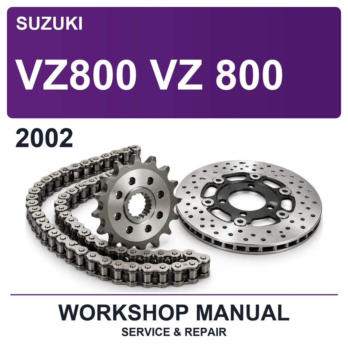 2002 Suzuki VZ800 VZ 800 Workshop Service & Repair Manual