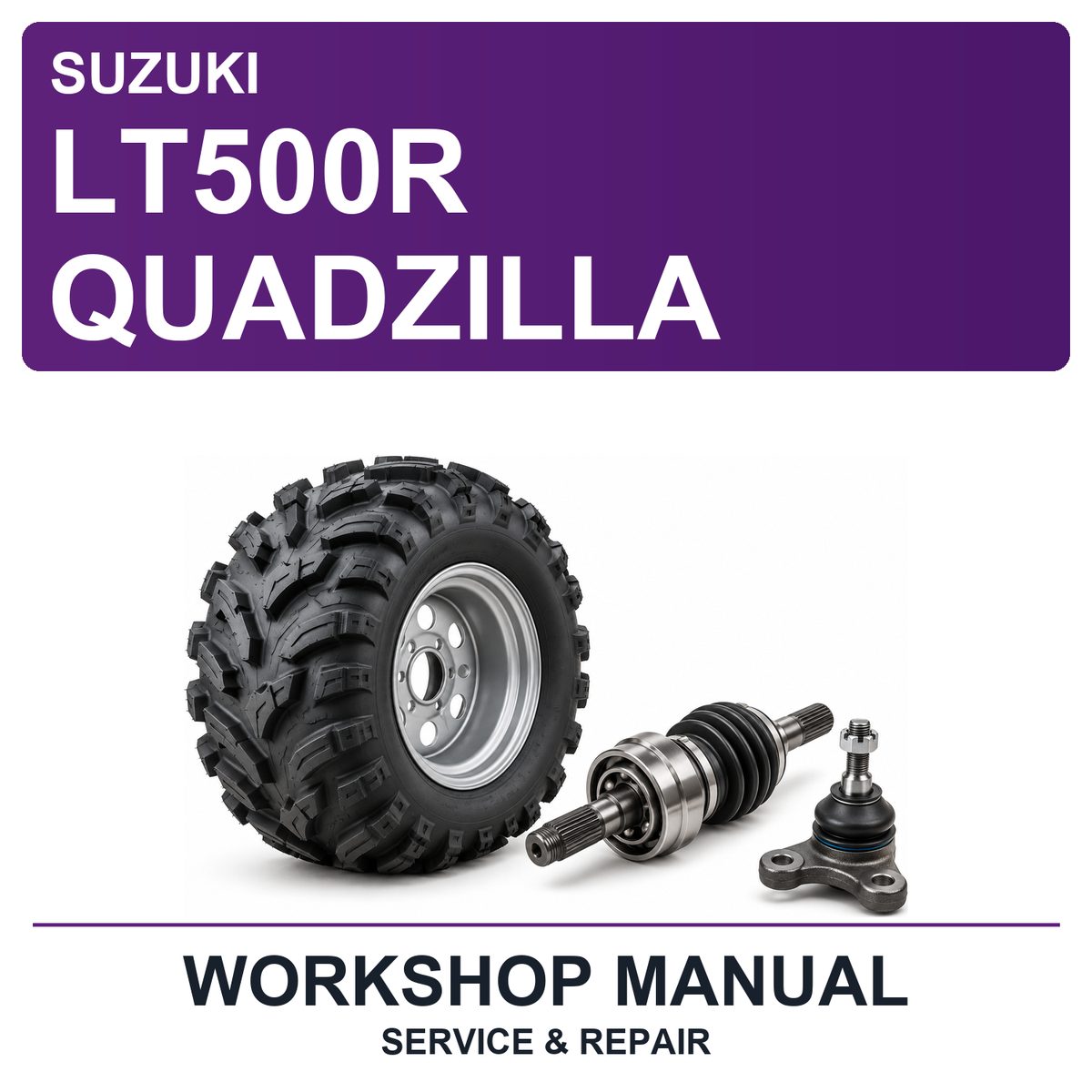 Suzuki LT500R Quadzilla Workshop Service & Repair Manual