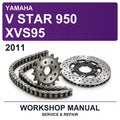 2011 Yamaha V Star 950 XVS95 Workshop Service & Repair Manual