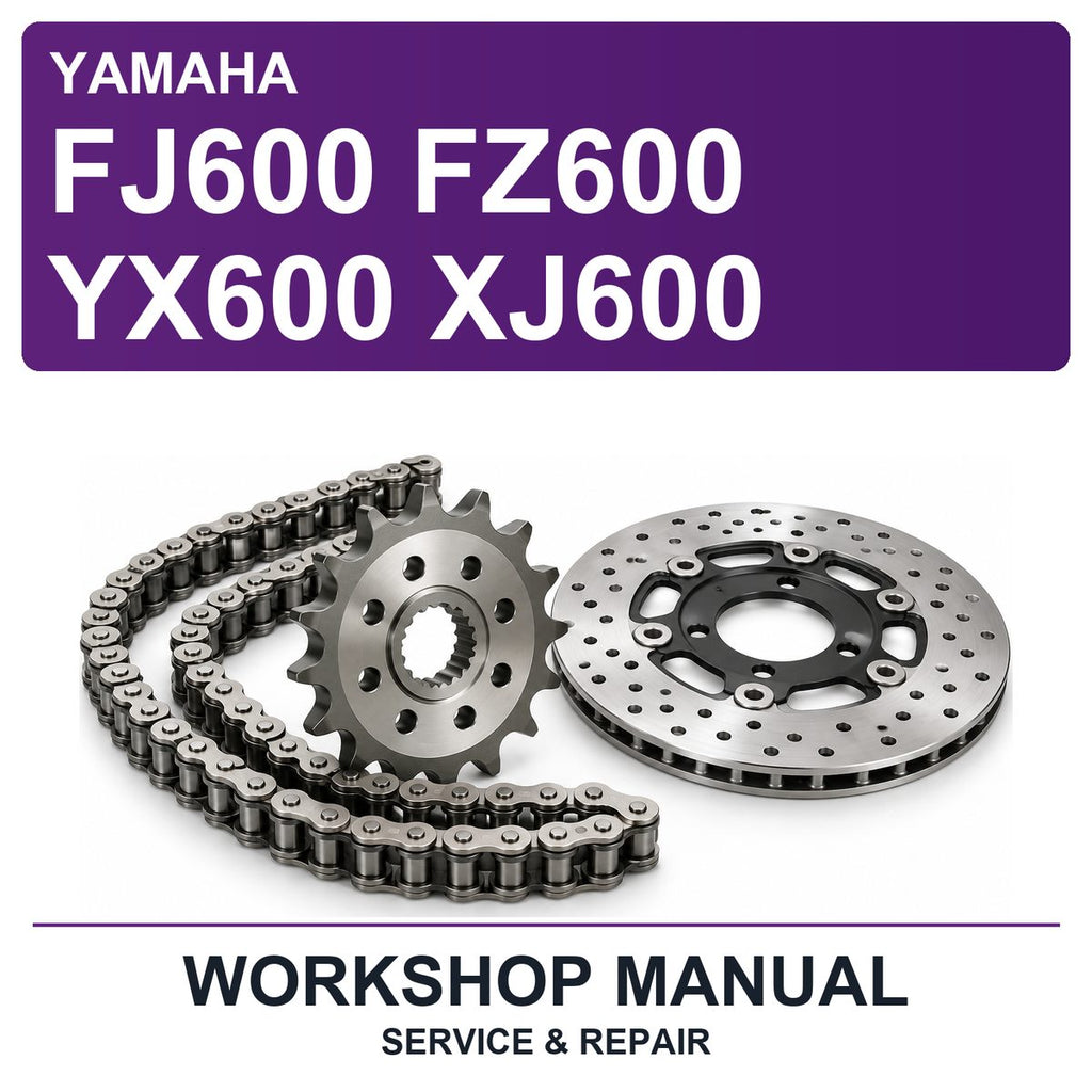 Yamaha FJ600 FZ600 YX600 XJ600 Workshop Service & Repair Manual