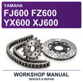 Yamaha FJ600 FZ600 YX600 XJ600 Workshop Service & Repair Manual