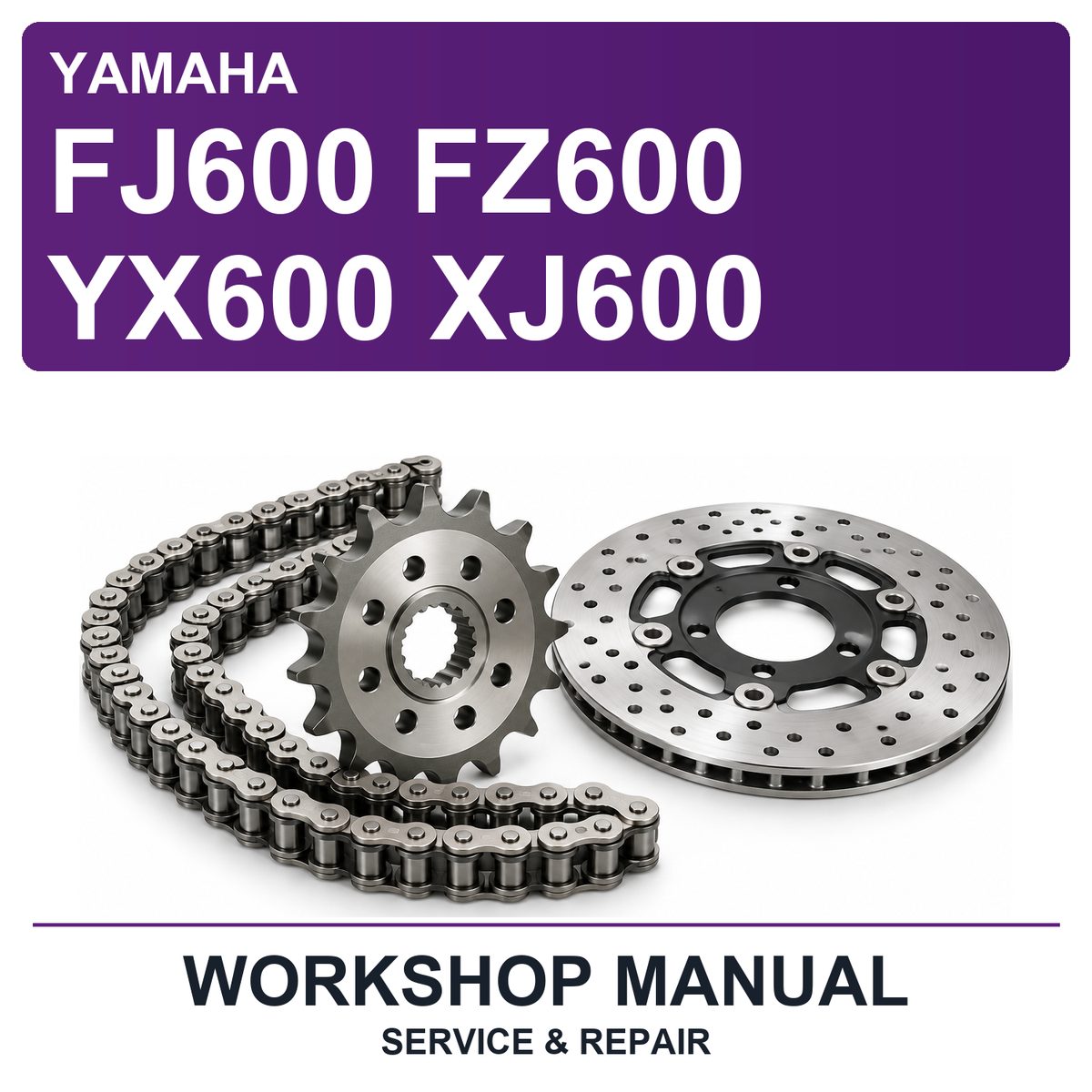 Yamaha FJ600 FZ600 YX600 XJ600 Workshop Service & Repair Manual