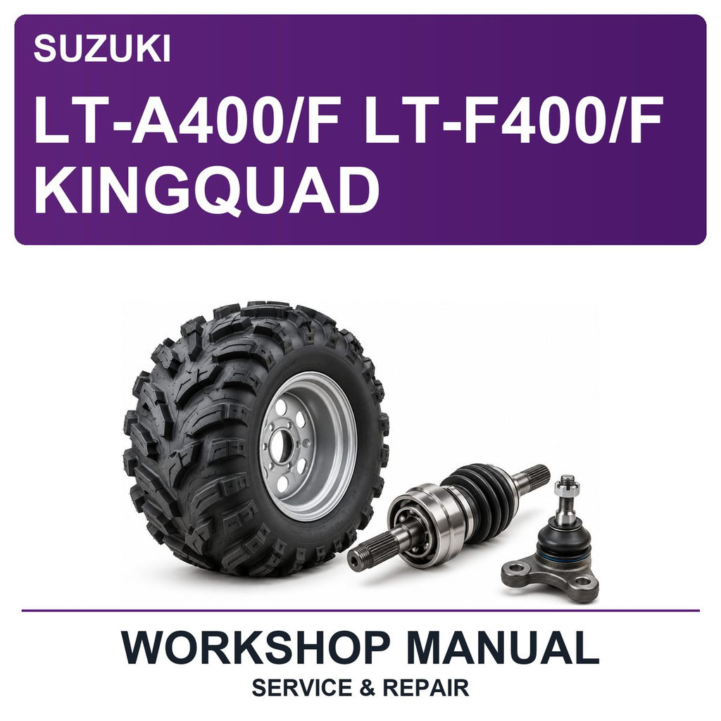Suzuki LT-A400/F LT-F400/F Kingquad Workshop Service & Repair Manual