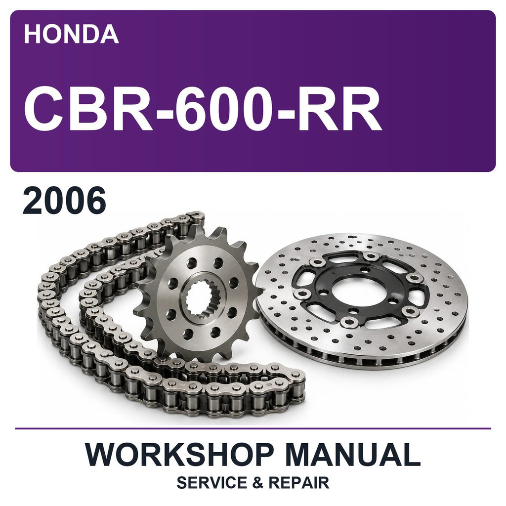 2006 Honda CBR-600-RR Workshop Service & Repair Manual