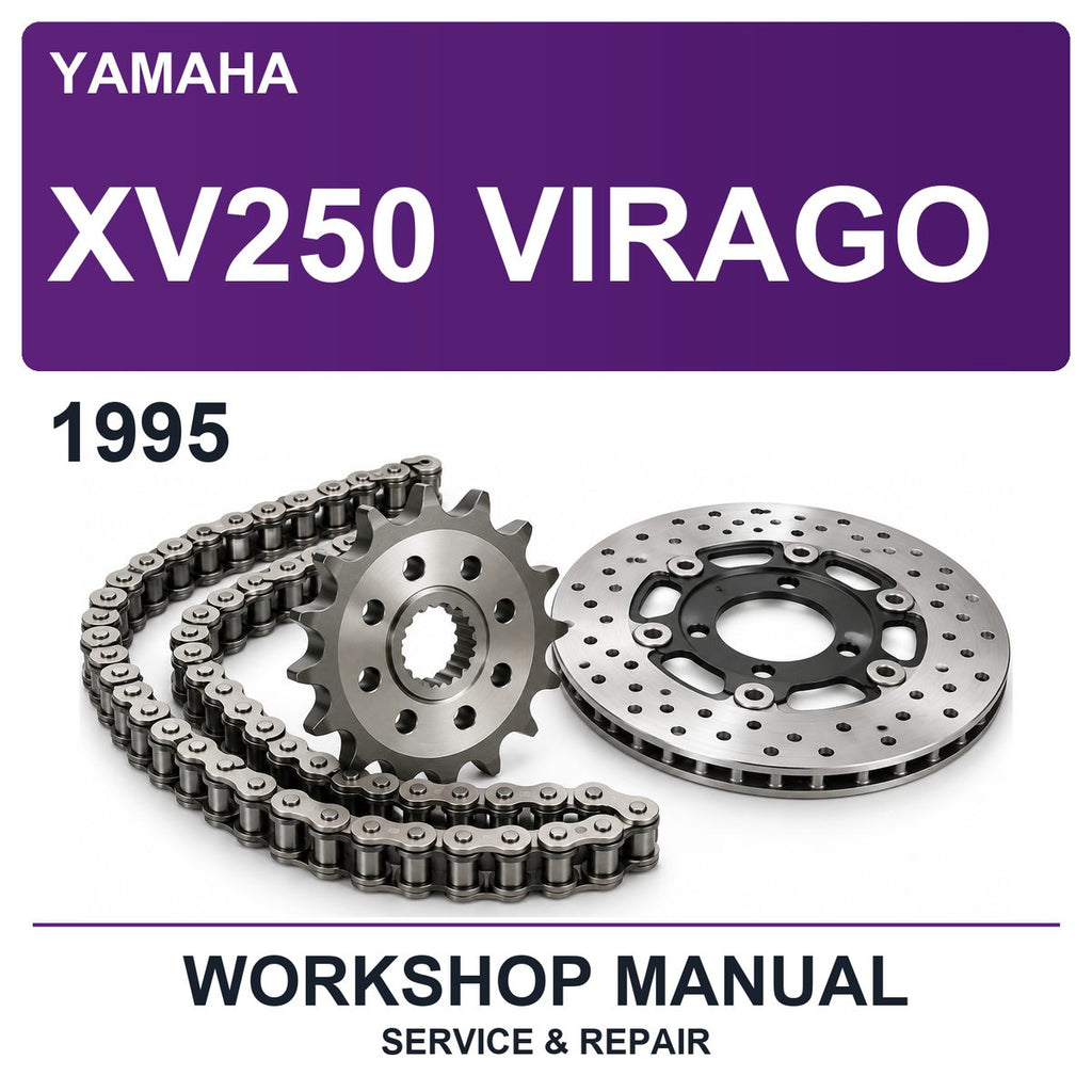 1995 Yamaha XV250 Virago Workshop Service & Repair Manual