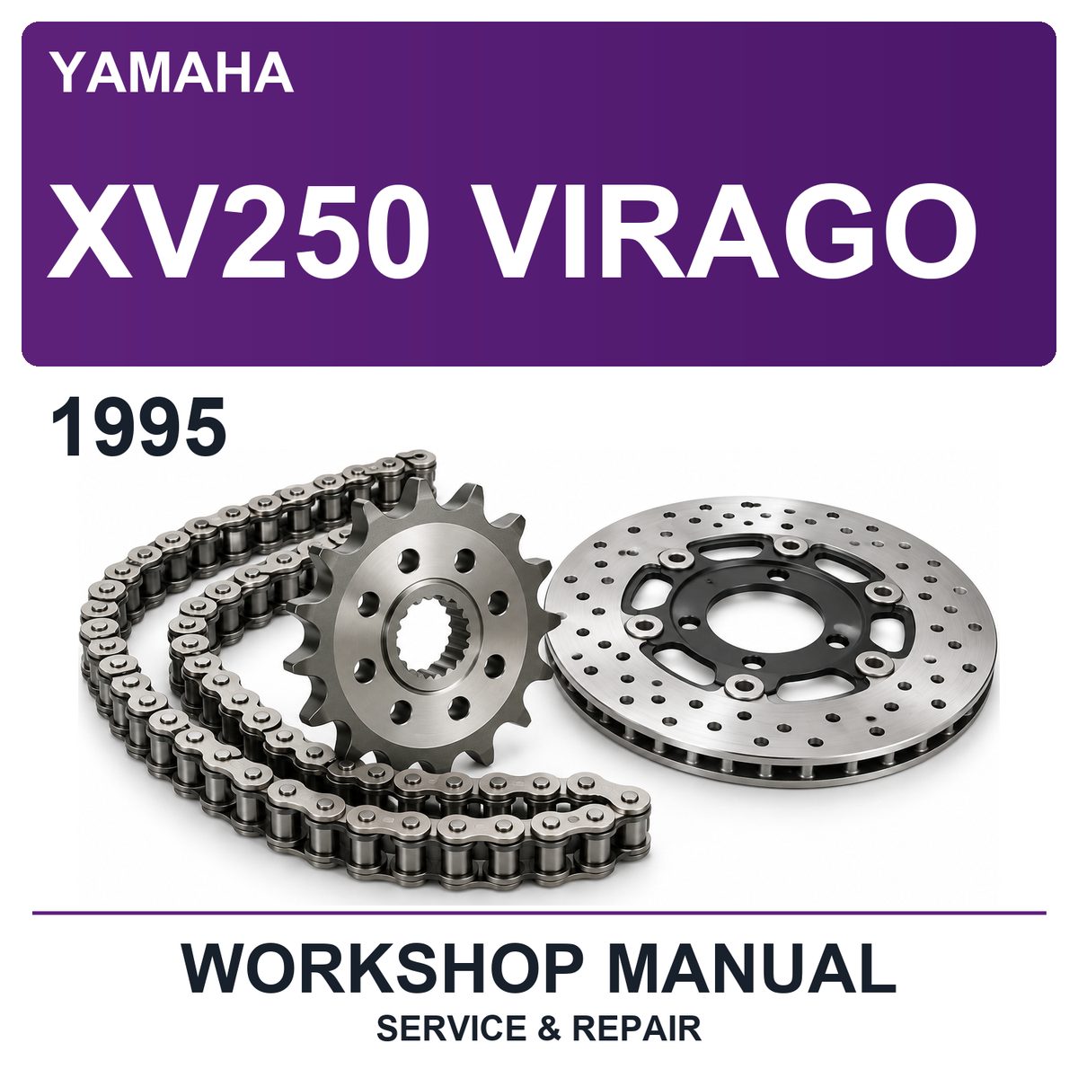 1995 Yamaha XV250 Virago Workshop Service & Repair Manual