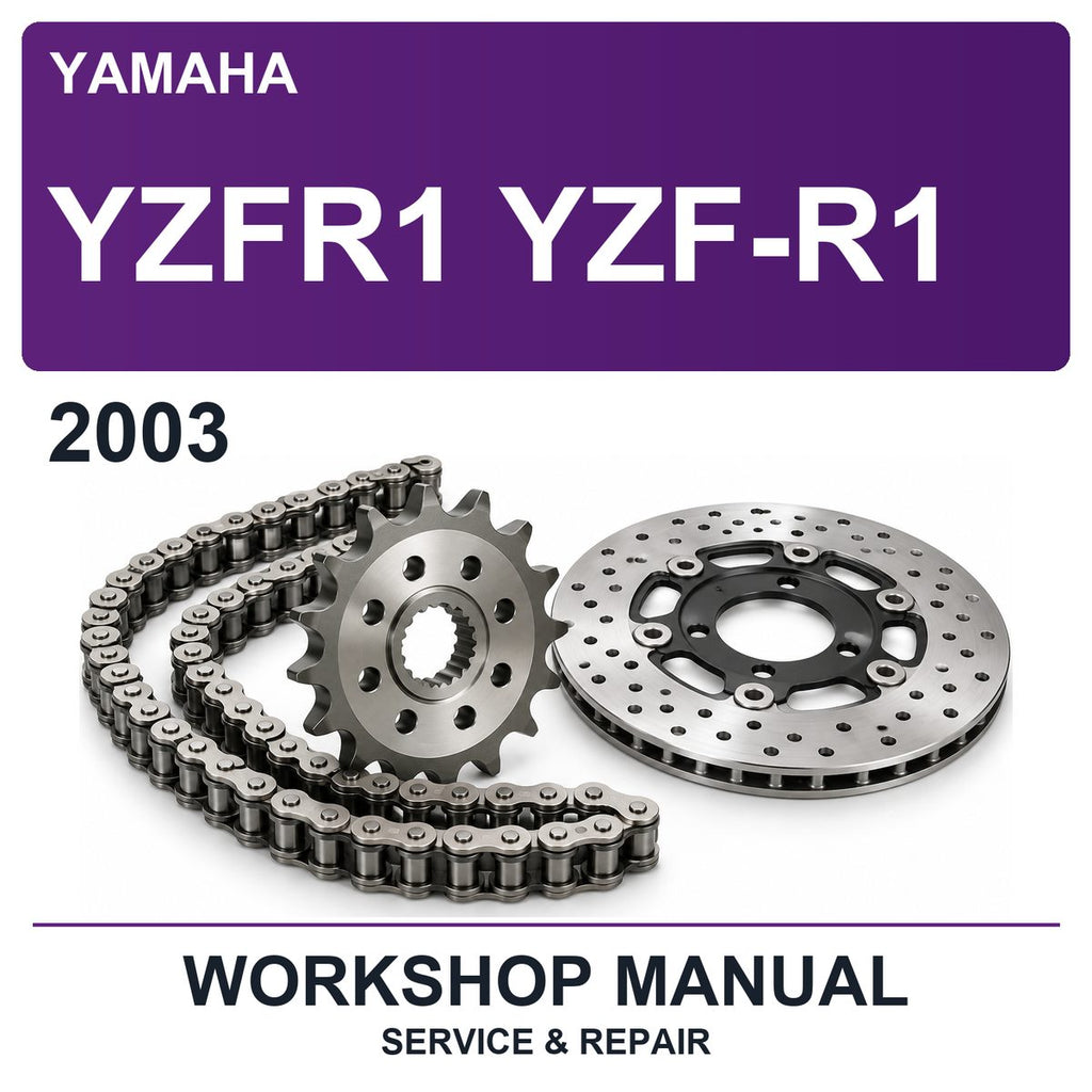 2003 Yamaha YZFR1 YZF-R1 Workshop Service & Repair Manual