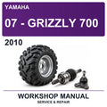 2010 Yamaha 07 - Grizzly 700 Workshop Service & Repair Manual