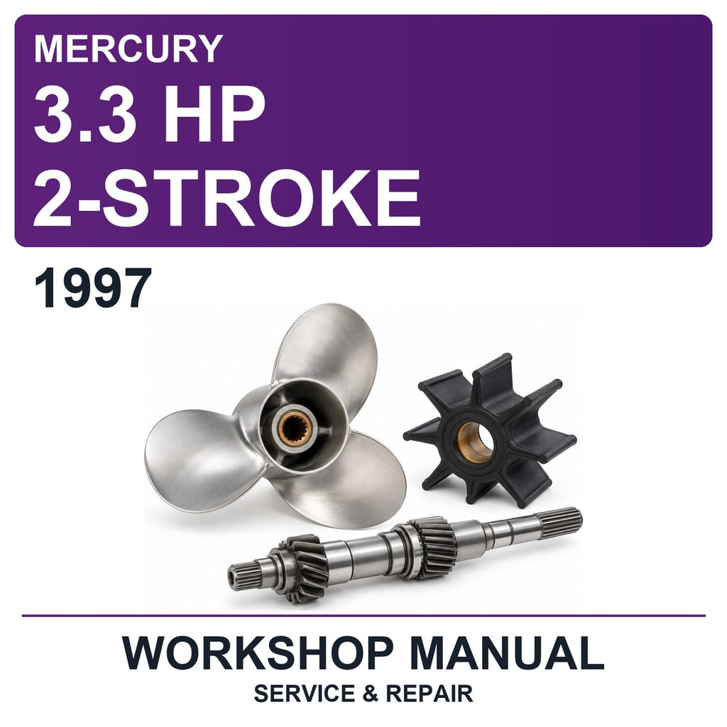 1997 Mercury 3.3 HP 2-Stroke Workshop Service & Repair Manual