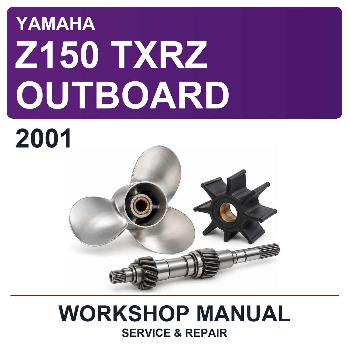 2001 Yamaha Z150 Txrz Outboard Workshop Service & Repair Manual