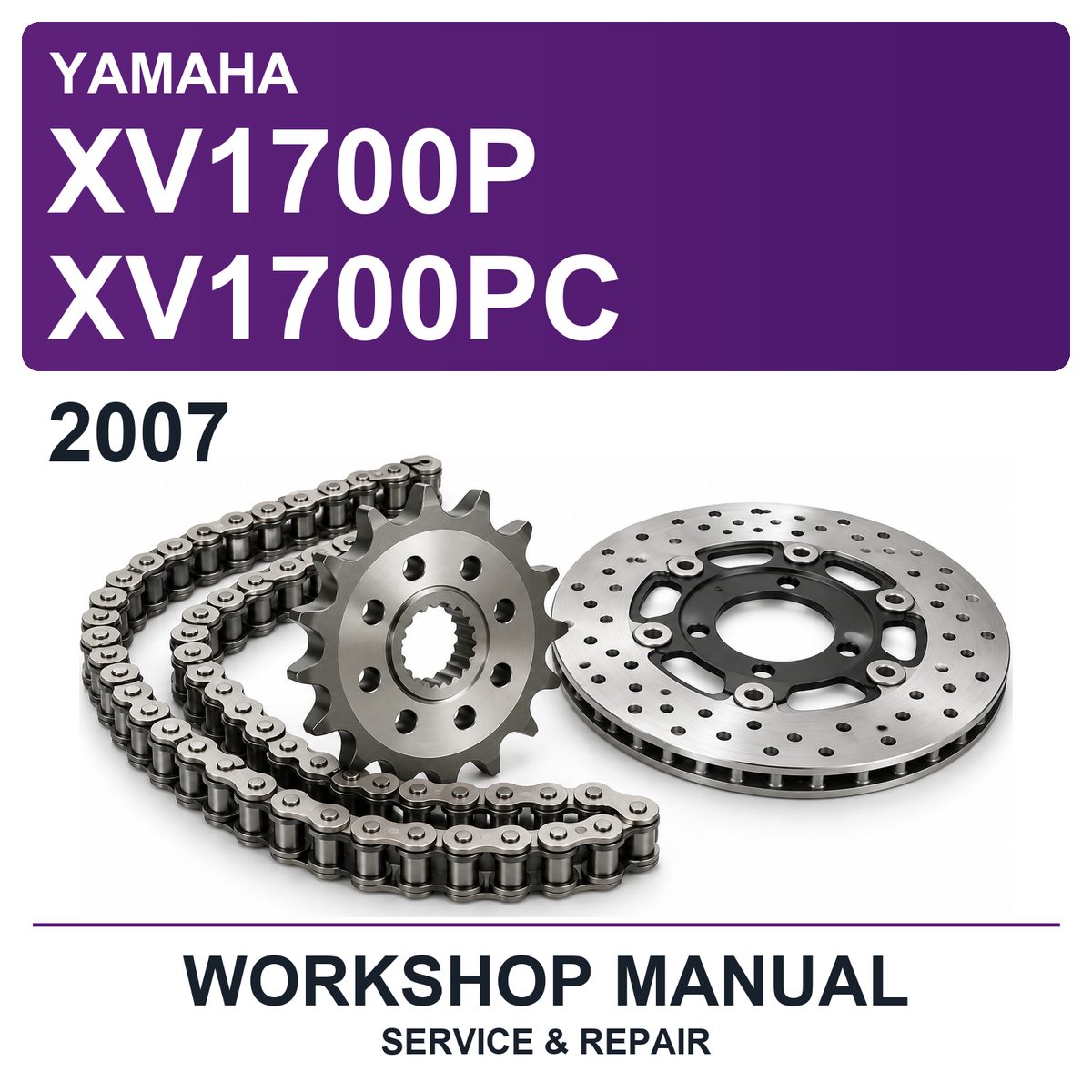 2007 Yamaha XV1700P XV1700PC Workshop Service & Repair Manual