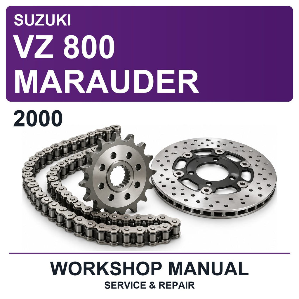 2000 Suzuki VZ 800 Marauder Workshop Service & Repair Manual
