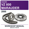 2000 Suzuki VZ 800 Marauder Workshop Service & Repair Manual