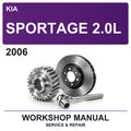 2006 Kia Sportage 2.0L Workshop Service & Repair Manual