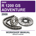 2008 BMW R 1200 GS Adventure Workshop Service & Repair Manual