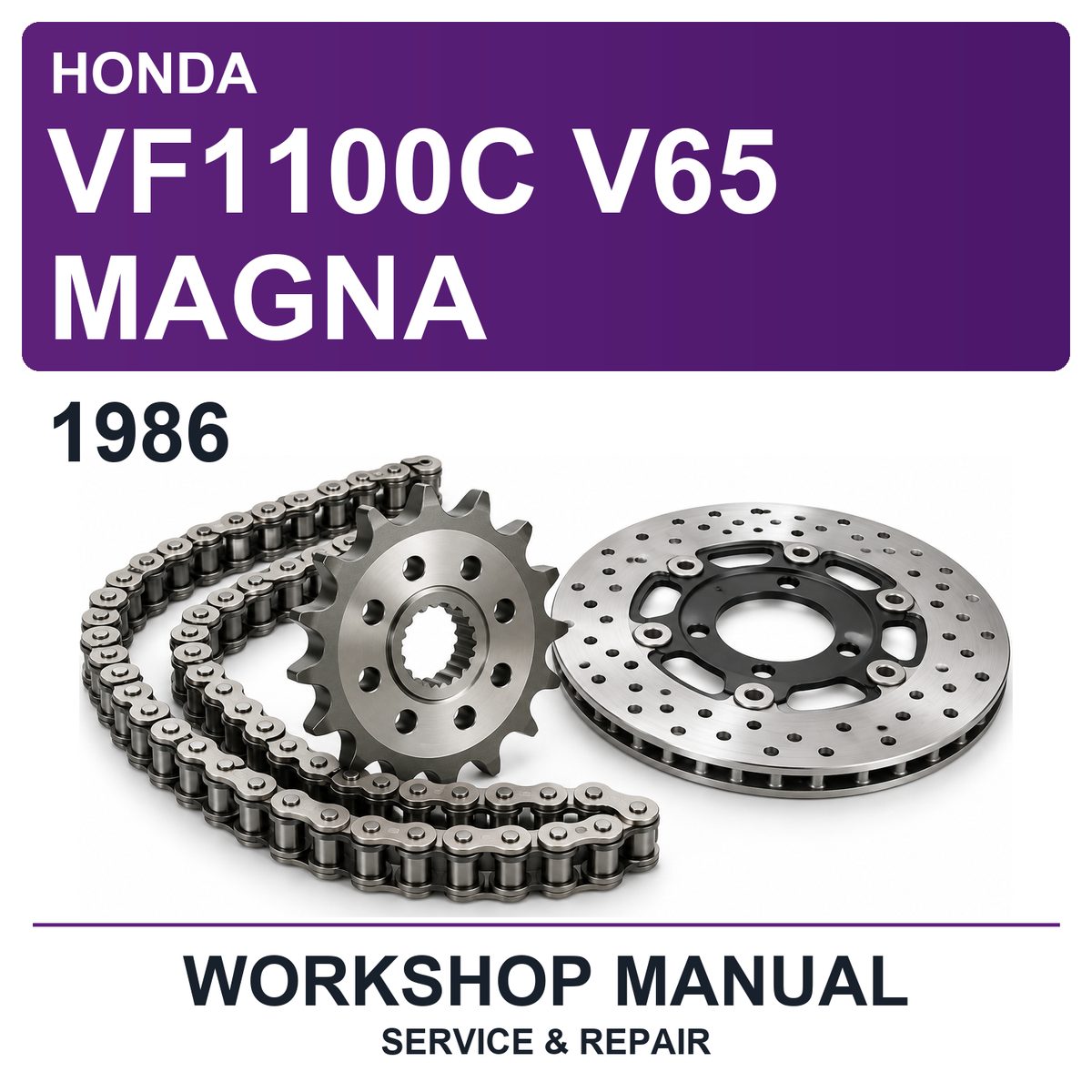 1986 Honda VF1100C V65 Magna Workshop Service & Repair Manual
