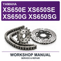 Yamaha XS650E XS650SE XS650G XS650SG Workshop Service & Repair Manual