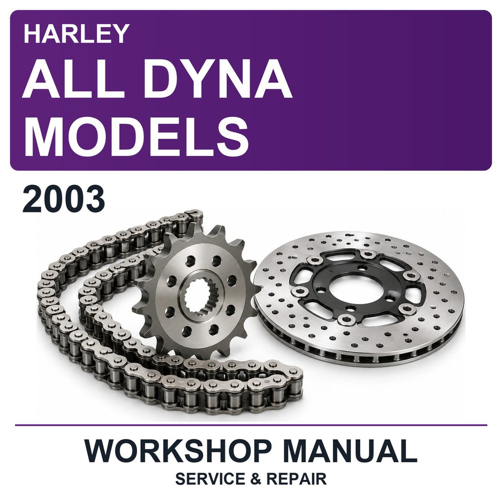 2003 Harley All Dyna Models Workshop Service & Repair Manual