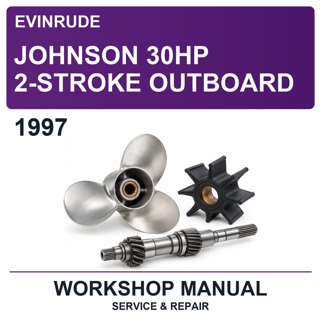 1997 Evinrude Johnson 30HP 2-Stroke Outboard Workshop Service & Repair Manual