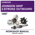 1997 Evinrude Johnson 30HP 2-Stroke Outboard Workshop Service & Repair Manual