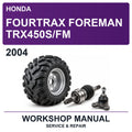 2004 Honda Fourtrax Foreman TRX450S/FM Workshop Service & Repair Manual