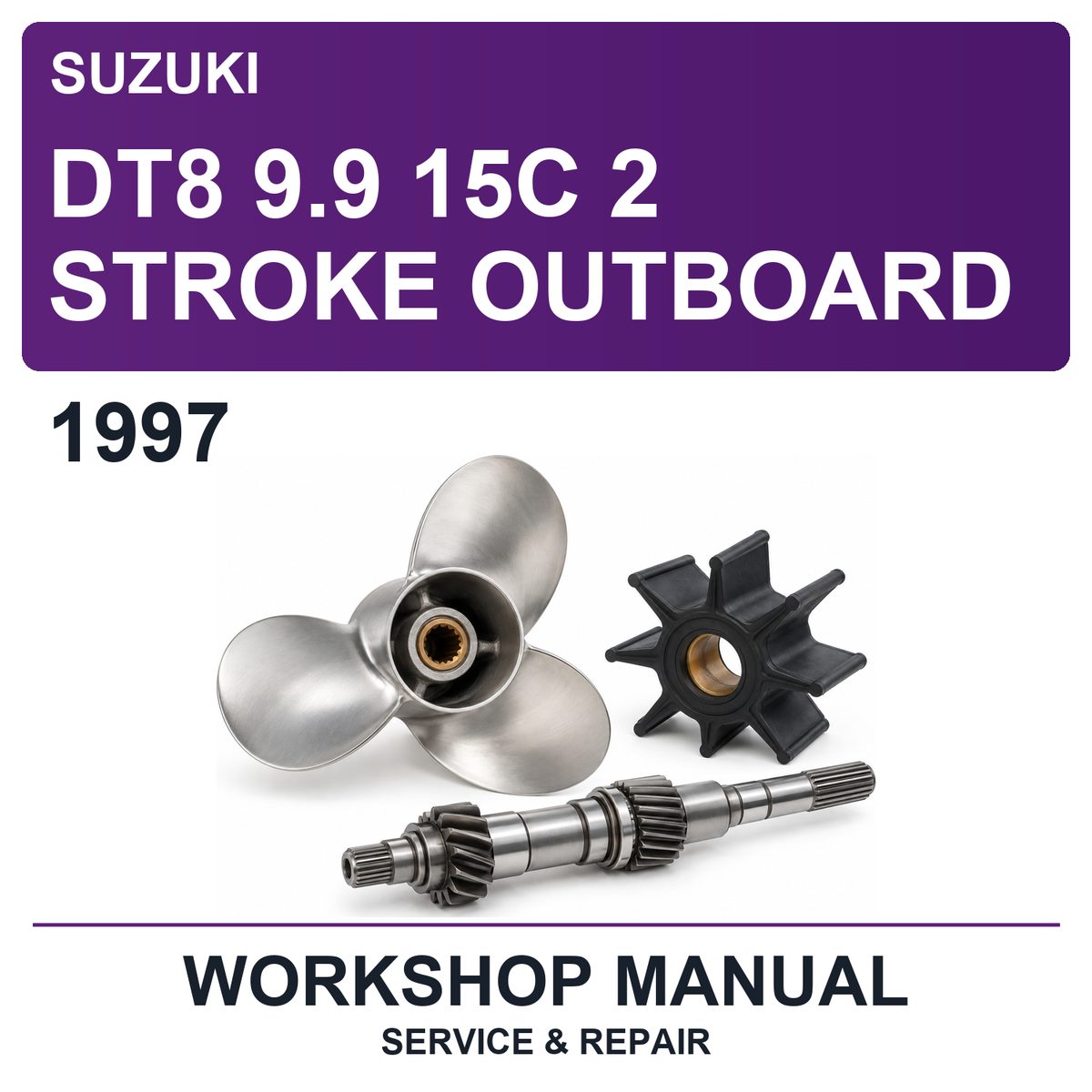 1997 Suzuki DT8 9.9 15C 2 Stroke Outboard Workshop Service & Repair Manual