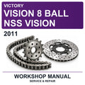 2011 Victory Vision 8 Ball NSS Vision Workshop Service & Repair Manual