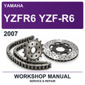 2007 Yamaha YZFR6 YZF-R6 Workshop Service & Repair Manual