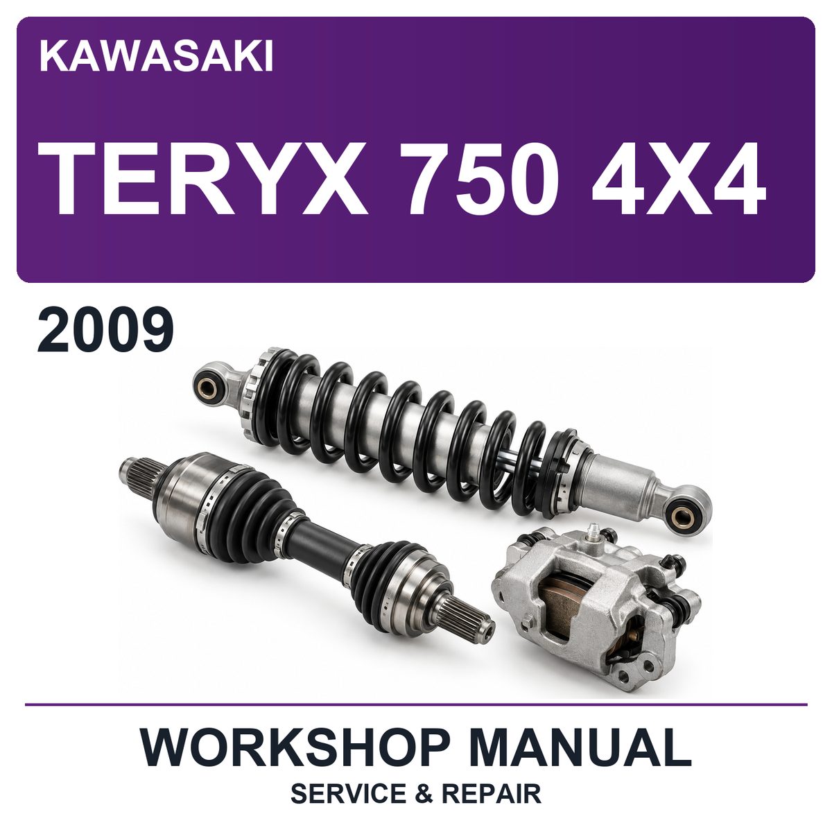 2009 Kawasaki Teryx 750 4X4 Workshop Service & Repair Manual
