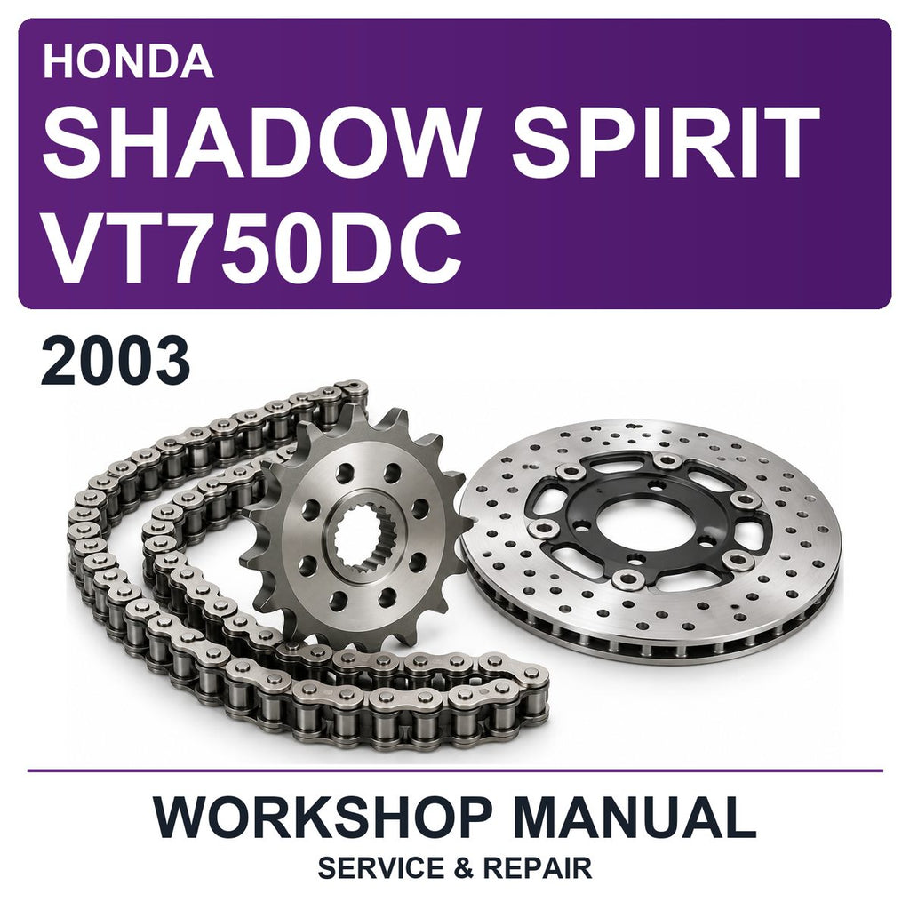 2003 Honda Shadow Spirit VT750DC Workshop Service & Repair Manual