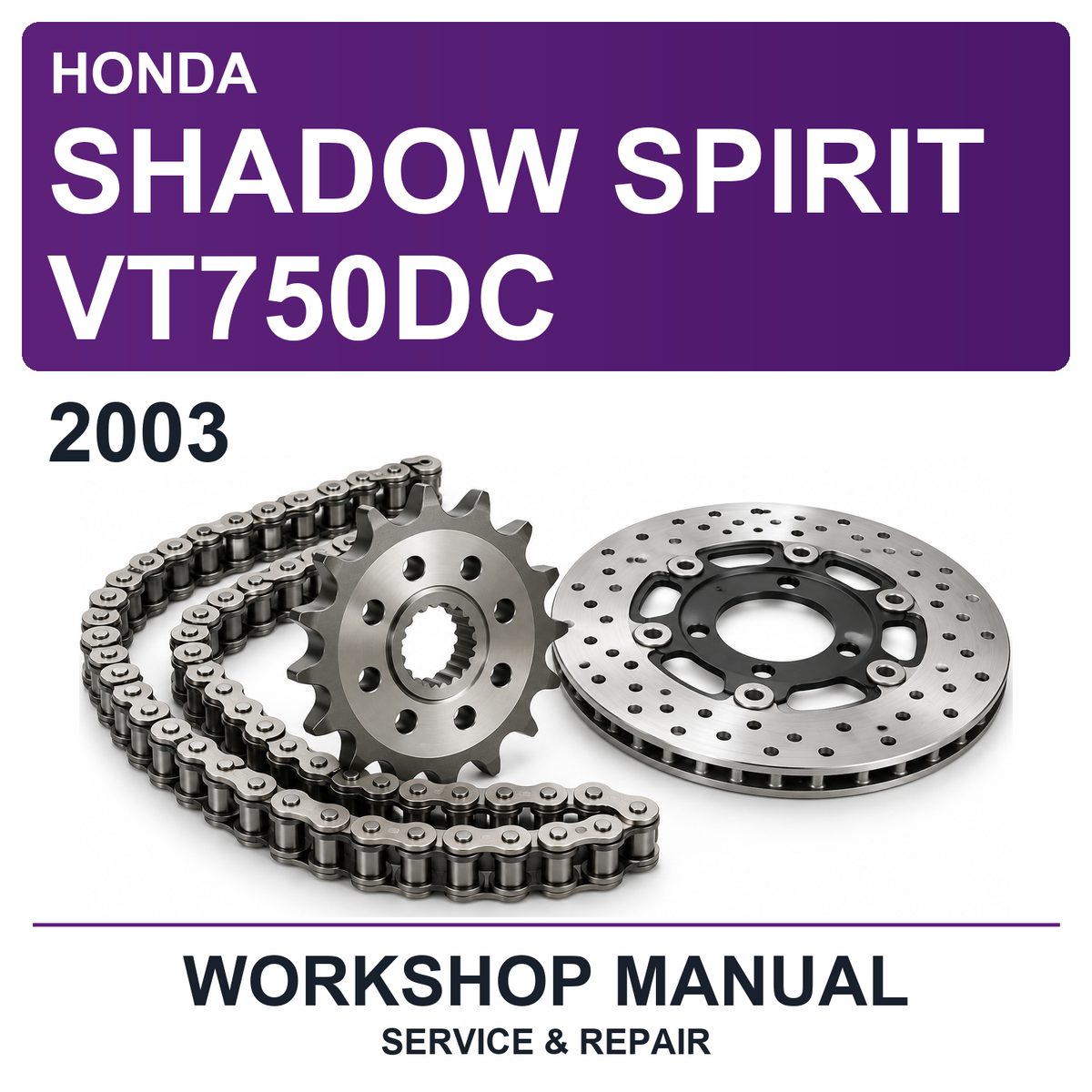 2003 Honda Shadow Spirit VT750DC Workshop Service & Repair Manual