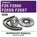 2006 Yamaha FZ6 FZ600 FZ6SS FZ6ST Workshop Service & Repair Manual