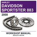 2008 Harley Davidson Sportster 883 Workshop Service & Repair Manual