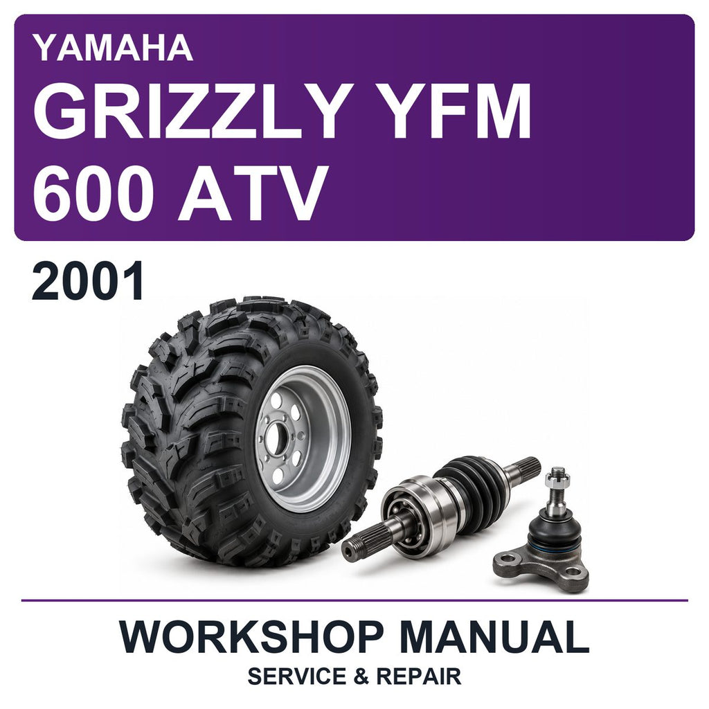 2001 Yamaha Grizzly YFM 600 ATV Workshop Service & Repair Manual