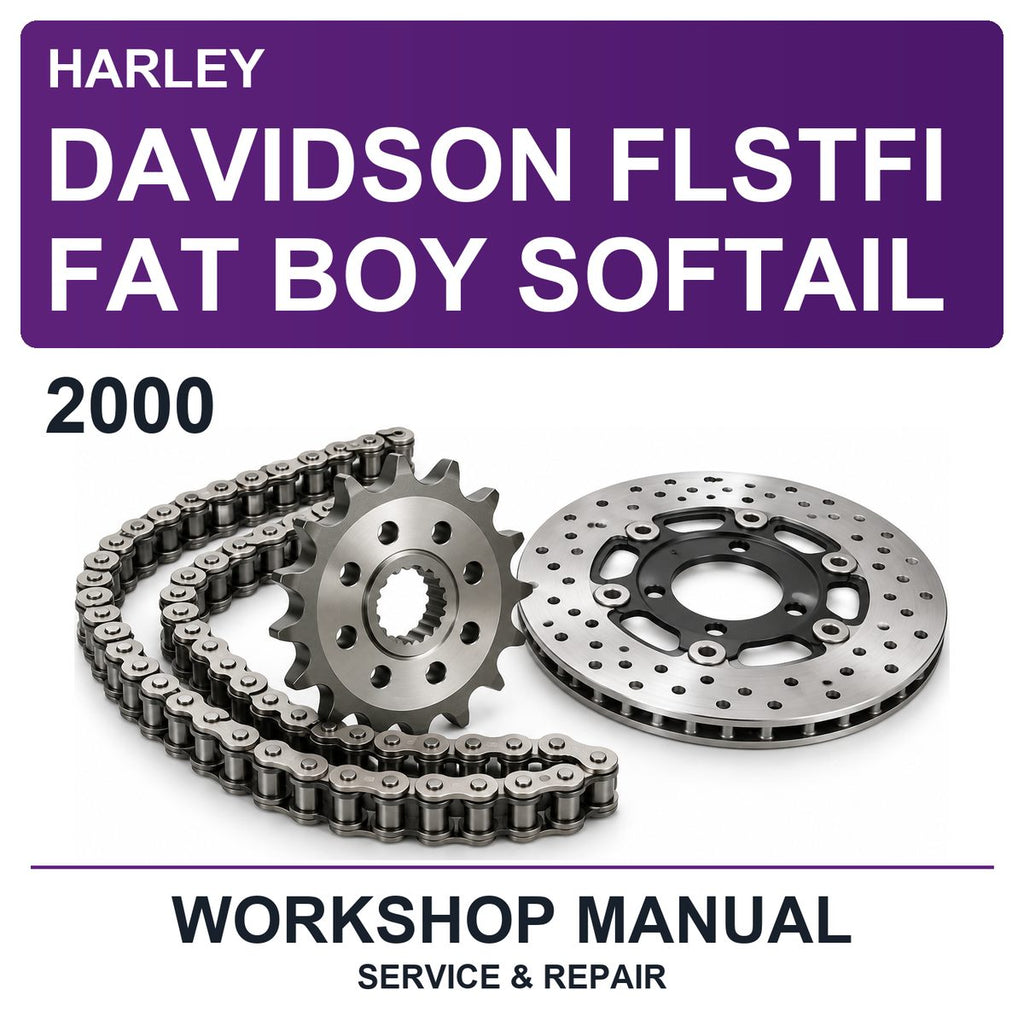 2000 Harley Davidson Flstfi Fat Boy Softail Workshop Service & Repair Manual