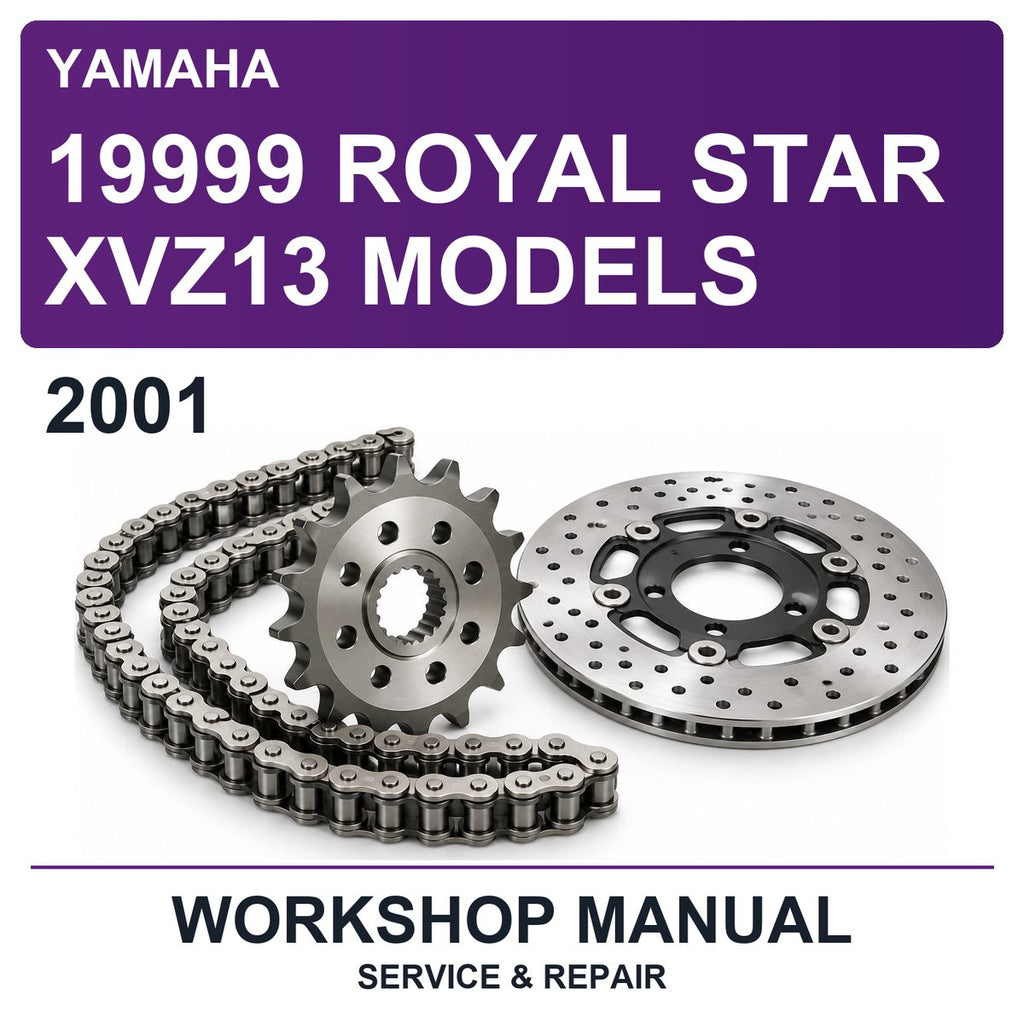 2001 Yamaha 19999 Royal Star XVZ13 Models Workshop Service & Repair Manual